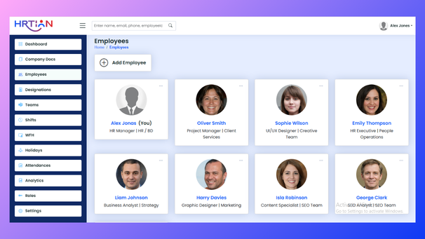 Extensive Employee Directory