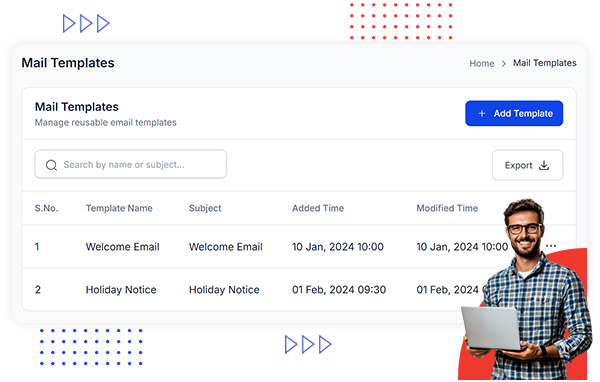 Manage Mails Through the Integrated Interface
