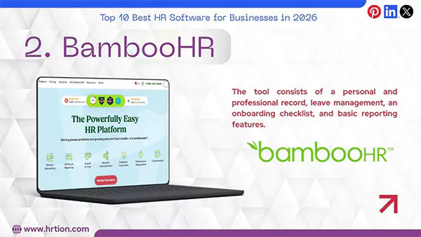 BambooHR homepage