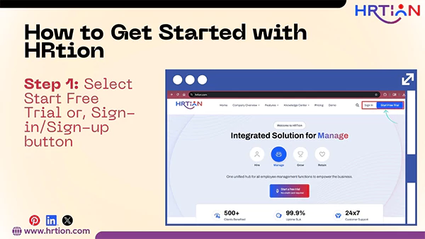 HRtion Free Trial or Signin