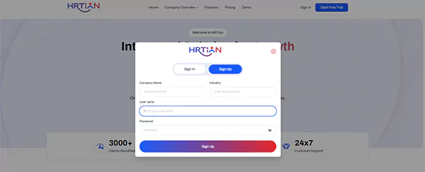 signup