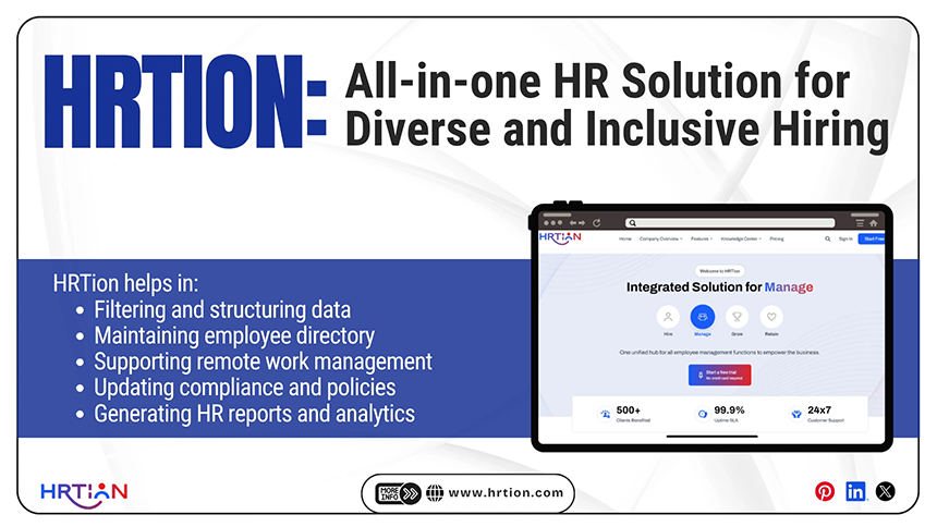 HRTion an all-in-one HR solution for Diverse and Inclusive Hiring