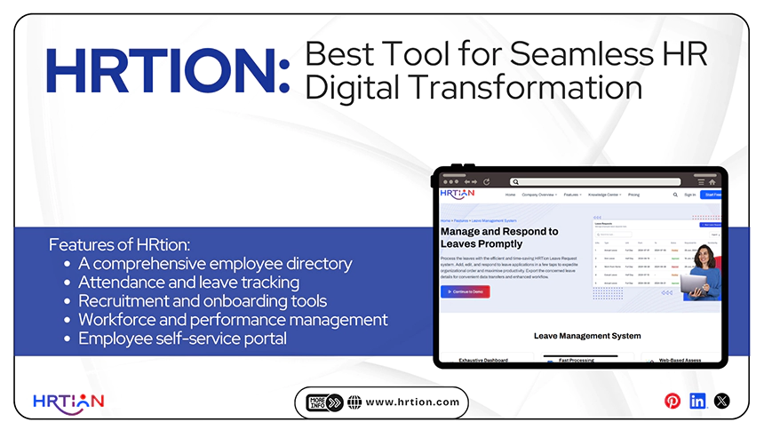 HRtion Best Tool for Seamless HR Digital Transformation