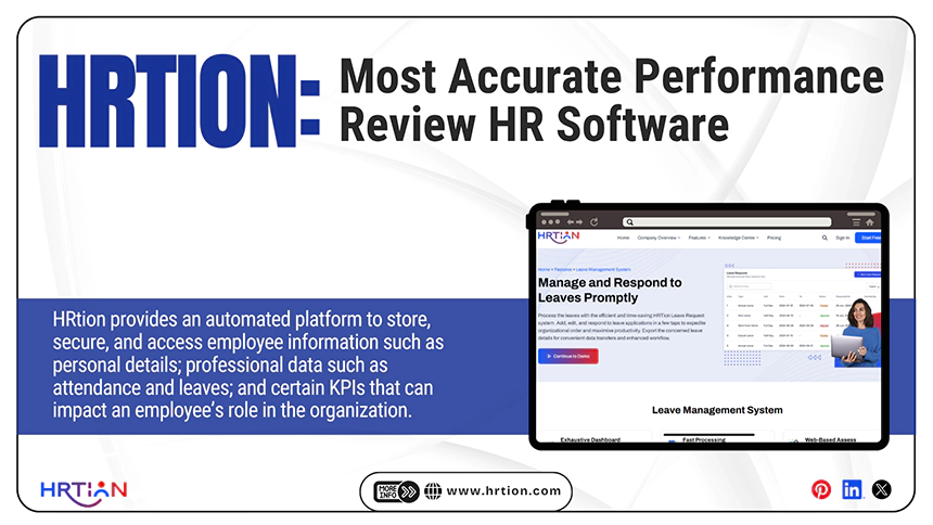 HRtion is the Most Accurate Performance Review HR Software