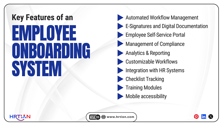 Key Features of an Employee Onboarding System
