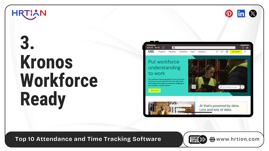 Top 10 Attendance and Time Tracking Software Kronos Workforce Ready