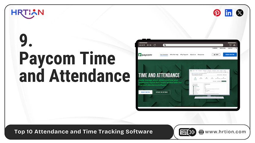 Top 10 Attendance and Time Tracking Software Paycom Time and Attendance