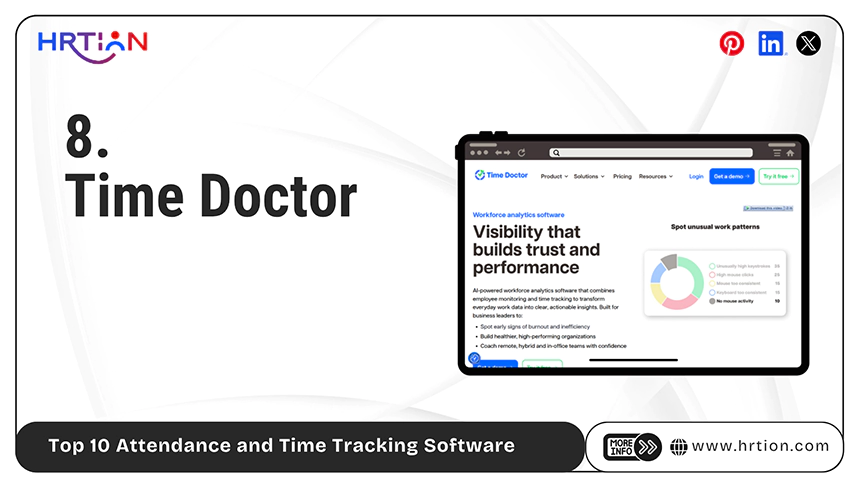Top 10 Attendance and Time Tracking Software Time Doctor