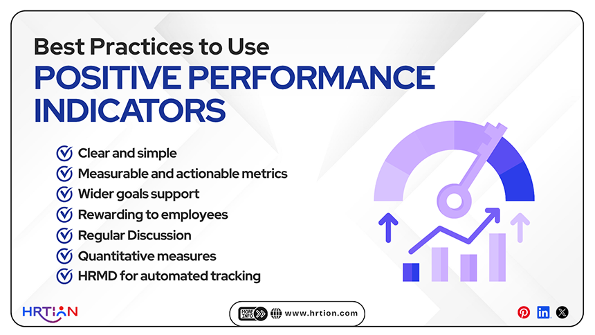 Seven Best Practices to Use Positive Performance Indicators to get the most value