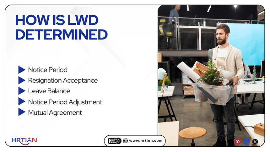 Five Factors Involved on How determined it an employee’s Last Working Day