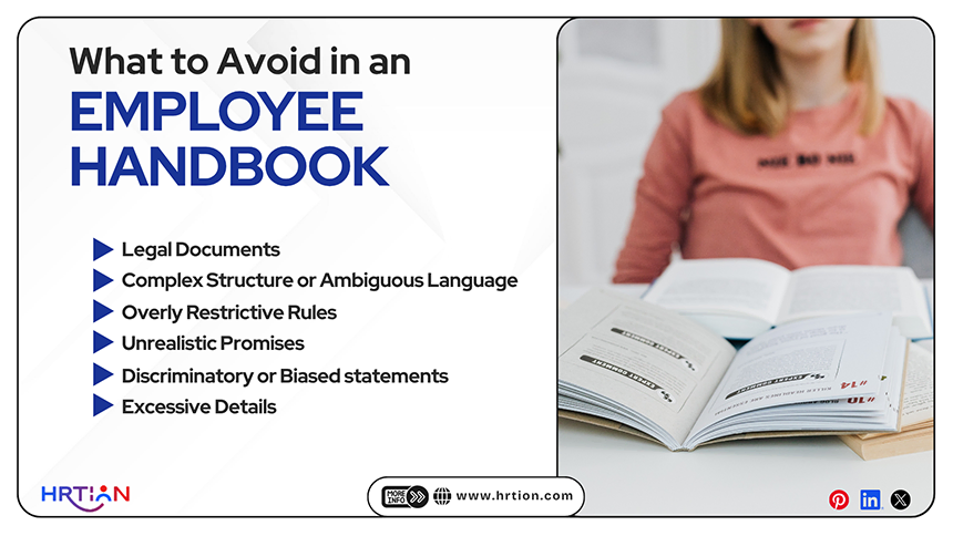 Six things to Avoid Adding to an Employee Handbook