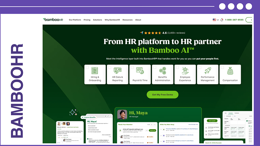 BambooHR HRIS-focused platform