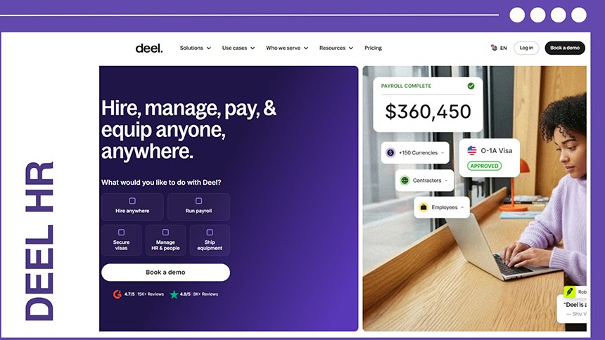 Deel HR and payroll platform