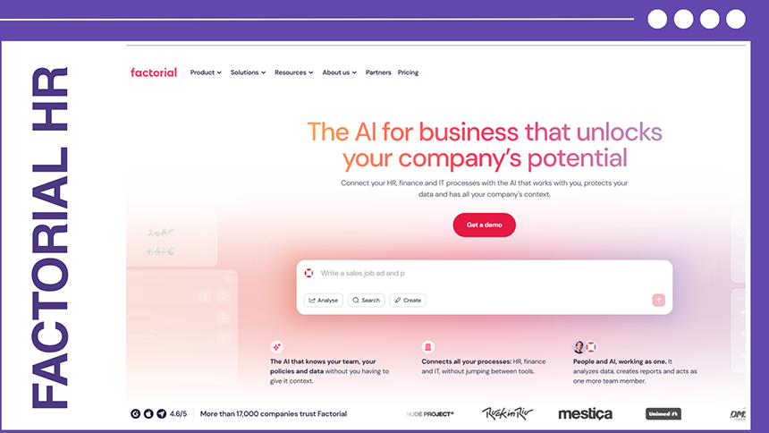 Factorial HR for small and medium-sized businesses